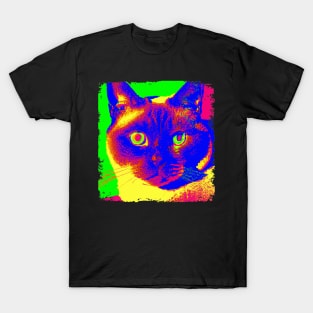 Snowshoe Pop Art - Cat Lover Gift T-Shirt